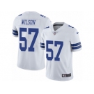 Men Nike Dallas Cowboys #57 Damien Wilson White Vapor Untouchable Limited Player NFL Jersey