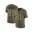 Men Nike Dallas Cowboys #91 L. P. Ladouceur Limited Olive Camo 2017 Salute to Service NFL Jersey