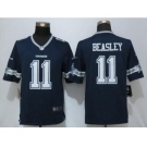 Men Nike Dallas cowboys #11 Cole Beasley Blue Limited Jersey