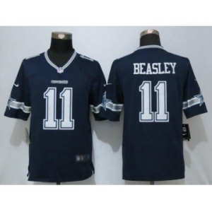 Men Nike Dallas cowboys #11 Cole Beasley Blue Limited Jersey