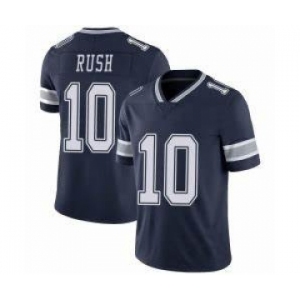 Men's Dallas Cowboys #10 Cooper Rush Navy Vapor Limited Stitched Jersey