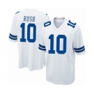 Men's Dallas Cowboys #10 Cooper Rush White Vapor Limited Stitched Jersey