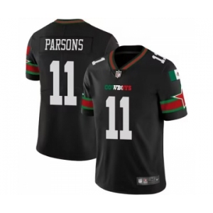 Men's Dallas Cowboys #11 Micah Parsons Black Mexico Vapor Limited Stitched Football Jersey