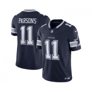 Men's Dallas Cowboys #11 Micah Parsons Navy 2023 F.U.S.E. Limited Stitched Football Jersey