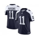 Men's Dallas Cowboys #11 Micah Parsons Navy Thanksgiving 2023 F.U.S.E. Limited Stitched Football Jersey