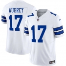 Men's Dallas Cowboys #17 Brandon Aubrey White 2025 F.U.S.E Vapor Untouchable Limited Football Stitched Jersey