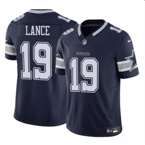 Men's Dallas Cowboys #19 Trey Lance Navy 2023 F.U.S.E Vapor Untouchable Limited Football Stitched Jersey