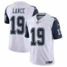 Men's Dallas Cowboys #19 Trey Lance White Color Rush Limited Football Stitched Jersey