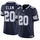 Men's Dallas Cowboys #20 Kaiir Elam Navy 2025 F.U.S.E. Vapor Untouchable Limited Football Stitched Jersey