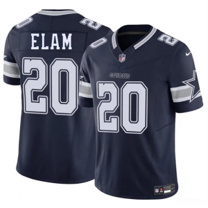 Men's Dallas Cowboys #20 Kaiir Elam Navy 2025 F.U.S.E. Vapor Untouchable Limited Football Stitched Jersey