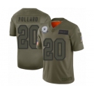 Men's Dallas Cowboys #20 Tony Pollard Limited Camo 2019 Salute to Service Football Jersey