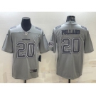 Men's Dallas Cowboys #20 Tony Pollard With Patch Gray Atmosphere Fashion Stitched Jersey