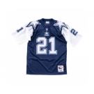 Men's Dallas Cowboys #22 Deion Sanders 1995 Throwback Stitched Football Jersey