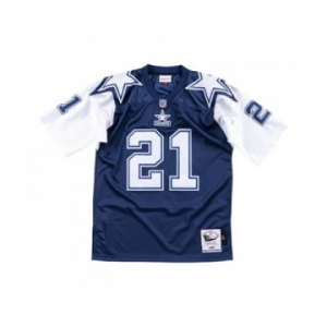 Men's Dallas Cowboys #22 Deion Sanders 1995 Throwback Stitched Football Jersey