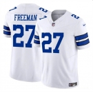 Men's Dallas Cowboys #27 Royce Freeman White 2023 F.U.S.E Vapor Limited Football Stitched Jersey