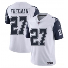 Men's Dallas Cowboys #27 Royce Freeman White Color Rush Limited Football Stitched Jersey