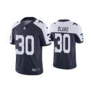 Men's Dallas Cowboys #30 DaRon Bland Navy Thanksgiving Vapor Limited Stitched Jersey