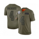 Men's Dallas Cowboys #4 Dak Prescott Limited Camo 2019 Salute to Service Football Jersey