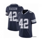 Men's Dallas Cowboys #42 Deuce Vaughn Navy Vapor Limited Stitched Jersey