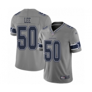 Men's Dallas Cowboys #50 Sean Lee Limited Gray Inverted Legend Football Jersey