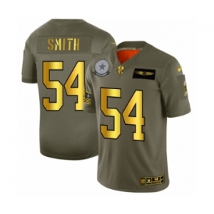 Men's Dallas Cowboys #54 Jaylon Smith Limited Olive Gold 2019 Salute to Service Football Jersey