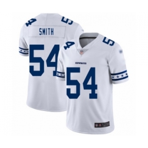 Men's Dallas Cowboys #54 Jaylon Smith White Team Logo Fashion Limited Player Football Jersey