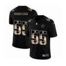 Men's Dallas Cowboys #55 Leighton Vander Esch Black Statue of Liberty Limited Player Football Jersey