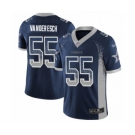 Men's Dallas Cowboys #55 Leighton Vander Esch Limited Navy Blue Rush Drift Fashion Football Jersey