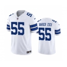 Men's Dallas Cowboys #55 Leighton Vander Esch White 2023 F.U.S.E. Vapor Limited Stitched Football Jersey