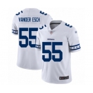 Men's Dallas Cowboys #55 Leighton Vander Esch White Team Logo Fashion Limited Player Football Jersey