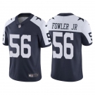 Men's Dallas Cowboys #56 Dante Fowler Jr. Navy Blue Thanksgiving Vapor Limited Stitched Jersey