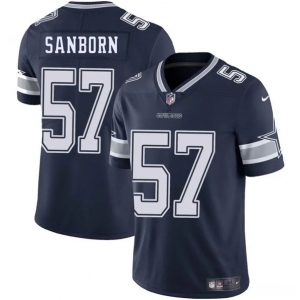 Men's Dallas Cowboys #57 Jack Sanborn Navy 2025 Vapor Untouchable Limited Football Stitched Jersey