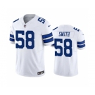 Men's Dallas Cowboys #58 Mazi Smith White 2023 F.U.S.E. Vapor Limited Stitched Football Jersey