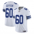 Men's Dallas Cowboys #60 Tyler Guyton White 2024 Draft Vapor Untouchable Limited Football Stitched Jersey