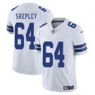 Men's Dallas Cowboys #64 Dakoda Shepleys White 2025 Vapor Untouchable Limited Football Stitched Jersey