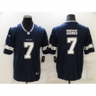 Men's Dallas Cowboys #7 Trevon Diggs Blue Limited Player Jersey