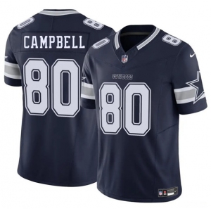Men's Dallas Cowboys #80 Parris Campbell Navy 2025 F.U.S.E. Vapor Untouchable Limited Football Stitched Jersey