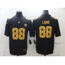 Men's Dallas Cowboys #88 CeeDee Lamb 2020 Black Leopard Print Fashion Limited Football Stitched Jersey