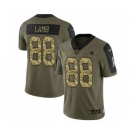 Men's Dallas Cowboys #88 CeeDee Lamb 2021 Olive Camo Salute To Service Limited Stitched Football Jersey