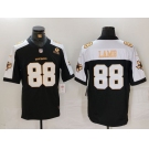 Men's Dallas Cowboys #88 CeeDee Lamb Blue Gold Name Thanksgiving FUSE Vapor Limited Stitched Jersey