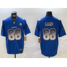 Men's Dallas Cowboys #88 CeeDee Lamb Blue Smoke Fashion FUSE Jersey