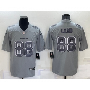 Men's Dallas Cowboys #88 CeeDee Lamb Grey Atmosphere Fashion 2022 Vapor Untouchable Stitched Nike Limited Jersey