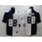 Men's Dallas Cowboys #88 CeeDee Lamb White-Blue Fashion Football Limited Jersey