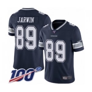 Men's Dallas Cowboys #89 Blake Jarwin Navy Blue Team Color Vapor Untouchable Limited Player 100th Season Football Jersey