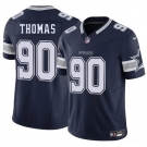 Men's Dallas Cowboys #90 Solomon Thomas Navy 2025 F.U.S.E. Vapor Untouchable Limited Football Stitched Jersey