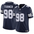 Men's Dallas Cowboys #98 Payton Turner Navy 2025 F.U.S.E. Vapor Untouchable Limited Football Stitched Jersey