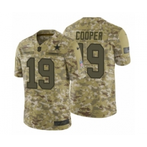 Men's Nike Dallas Cowboys #19 Amari Cooper Limited Camo 2018 Salute to Service NFL Jersey