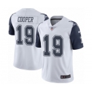 Men's Nike Dallas Cowboys #19 Amari Cooper Limited White Rush Vapor Untouchable NFL Jersey