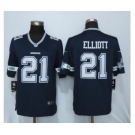 Men's Nike Dallas Cowboys #21 Ezekiel Elliott Limited Navy Blue Team Color NFL Jersey