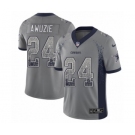 Men's Nike Dallas Cowboys #24 Chidobe Awuzie Limited Gray Rush Drift Fashion NFL Jersey